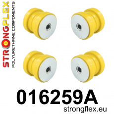 016259A: Strongflex Sada silentbloků zadního nosníku varianta SPORT