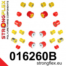 016260B: Strongflex Kompletní sada polyuretanových silentbloků pro zavěšení