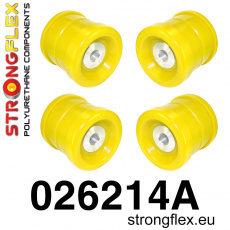 026214A: Strongflex Sada silentbloků zadního nosníku varianta SPORT