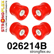 026214B: Strongflex Sada silentbloků zadního nosníku