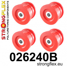 026240B: Strongflex Sada silentbloků zadního nosníku