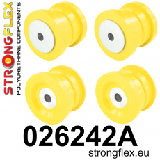 026242A: Strongflex Sada silentbloků předního nosníku varianta SPORT