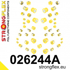 026244A: Strongflex Kompletní sada polyuretanových silentbloků pro zavěšení varianta SPORT