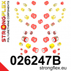 026247B: Strongflex Kompletní sada polyuretanových silentbloků pro zavěšení
