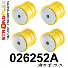 026252A: Strongflex Sada silentbloků zadního nosníku varianta SPORT