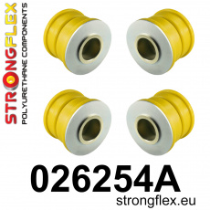 026254A: Strongflex Sada silentbloků předního nosníku varianta SPORT