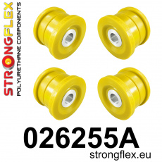 026255A: Strongflex Sada silentbloků zadního nosníku varianta SPORT