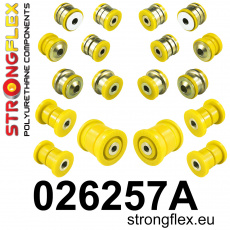 026257A: Strongflex Sada silentbloků zadního zavěšení varianta SPORT