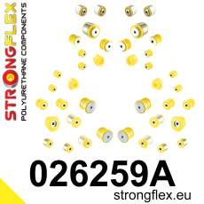 026259A: Strongflex Kompletní sada polyuretanových silentbloků pro zavěšení varianta SPORT