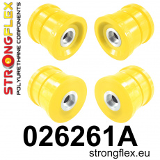 026261A: Strongflex Sada silentbloků zadního nosníku varianta SPORT