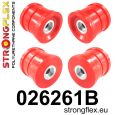 026261B: Strongflex Sada silentbloků zadního nosníku