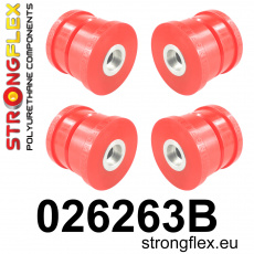 026263B: Strongflex Sada silentbloků zadního nosníku