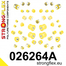 026264A: Strongflex Kompletní sada polyuretanových silentbloků pro zavěšení varianta SPORT