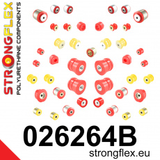 026264B: Strongflex Kompletní sada polyuretanových silentbloků pro zavěšení