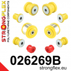 026269B: Strongflex Sada silentbloků zadního zavěšení