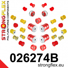 026274B: Strongflex Kompletní sada polyuretanových silentbloků pro zavěšení