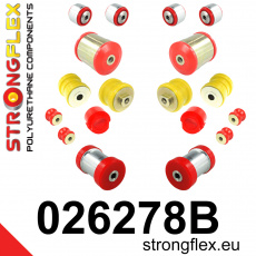 026278B: Strongflex Sada silentbloků předního zavěšení a zadního nosníku