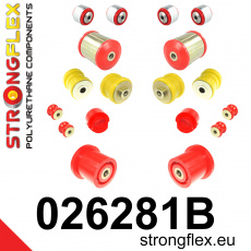 026281B: Strongflex Sada silentbloků předního zavěšení a zadního nosníku