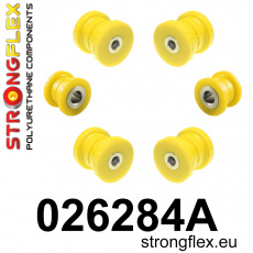 026284A: Strongflex Sada silentbloků zadního zavěšení varianta SPORT