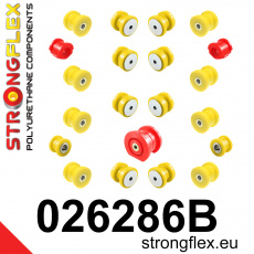 026286B: Strongflex Kompletní sada polyuretanových silentbloků pro zavěšení