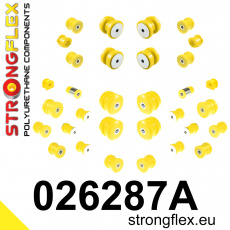 026287A: Strongflex Kompletní sada polyuretanových silentbloků pro zavěšení varianta SPORT