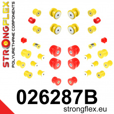 026287B: Strongflex Kompletní sada polyuretanových silentbloků pro zavěšení