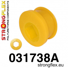 031738A: Strongflex Přední silentblok předního spodního ramene excentrický (E46 rameno) varianta SPORT