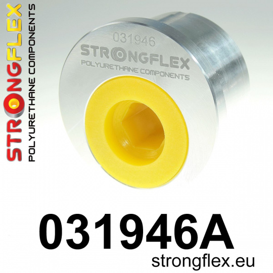 031946A: Strongflex Přední silentblok předního spodního ramene - excentrický 66mm varianta SPORT