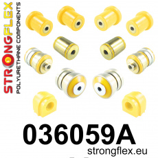 036059A: Strongflex Sada silentbloků předního zavěšení varianta SPORT