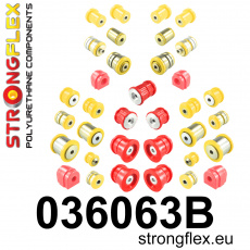 036063B: Strongflex Kompletní sada polyuretanových silentbloků pro zavěšení