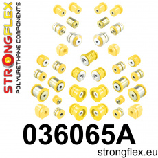036065A: Strongflex Kompletní sada polyuretanových silentbloků pro zavěšení varianta SPORT