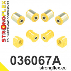 036067A: Strongflex Sada silentbloků zadního zavěšení varianta SPORT