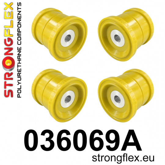 036069A: Strongflex Sada silentbloků zadního nosníku varianta SPORT