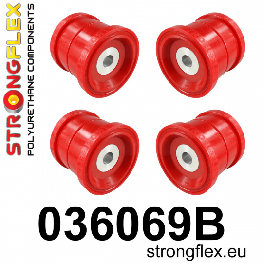 036069B: Strongflex Sada silentbloků zadního nosníku