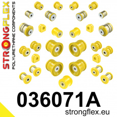 036071A: Strongflex Kompletní sada polyuretanových silentbloků pro zavěšení varianta SPORT