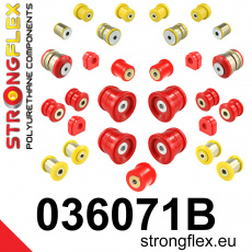 036071B: Strongflex Kompletní sada polyuretanových silentbloků pro zavěšení