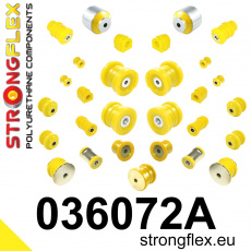 036072A: Strongflex Kompletní sada polyuretanových silentbloků pro zavěšení varianta SPORT