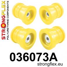 036073A: Strongflex Sada silentbloků zadního nosníku varianta SPORT