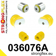 036076A: Strongflex Sada silentbloků předního zavěšení varianta SPORT