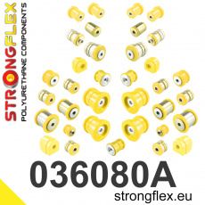 036080A: Strongflex Kompletní sada polyuretanových silentbloků pro zavěšení varianta SPORT