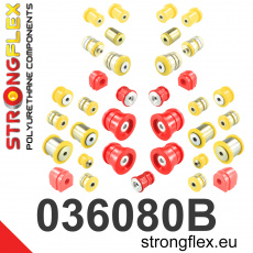 036080B: Strongflex Kompletní sada polyuretanových silentbloků pro zavěšení