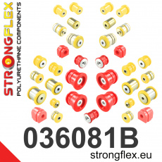 036081B: Strongflex Kompletní sada polyuretanových silentbloků pro zavěšení