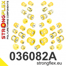 036082A: Strongflex Kompletní sada polyuretanových silentbloků pro zavěšení varianta SPORT