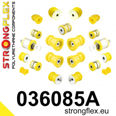 036085A: Strongflex Kompletní sada polyuretanových silentbloků pro zavěšení varianta SPORT