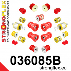 036085B: Strongflex Kompletní sada polyuretanových silentbloků pro zavěšení