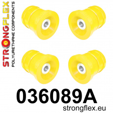 036089A: Strongflex Sada silentbloků zadního nosníku varianta SPORT