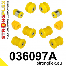 036097A: Strongflex Sada silentbloků zadního zavěšení varianta SPORT