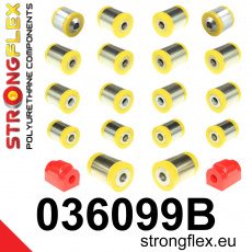 036099B: Strongflex Sada silentbloků zadního zavěšení
