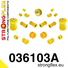 036103A: Strongflex Kompletní sada silentbloků pro zavěšení varianta SPORT