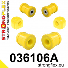 036106A: Strongflex Sada silentbloků předního zavěšení varianta SPORT